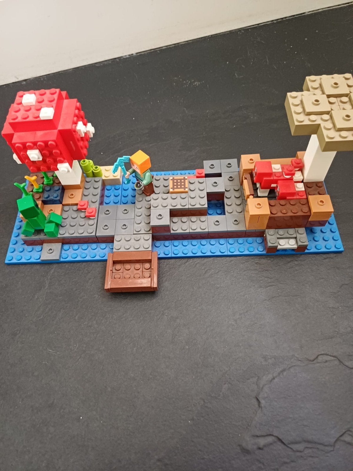 Lego Minecraft 21129 Het Paddestoel Eiland, Compleet, Minecraft, Lego, Ophalen of Verzenden