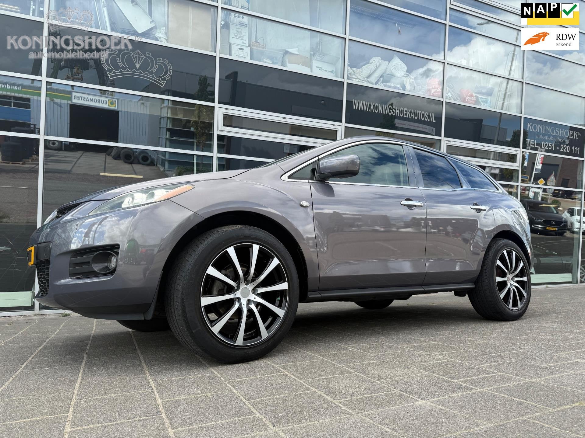 Mazda CX-7 2.3 Turbo Touring Automaat Youngtimer, Auto's, Gebruikt, 2261 cc, Zilver of Grijs, 102 €/maand