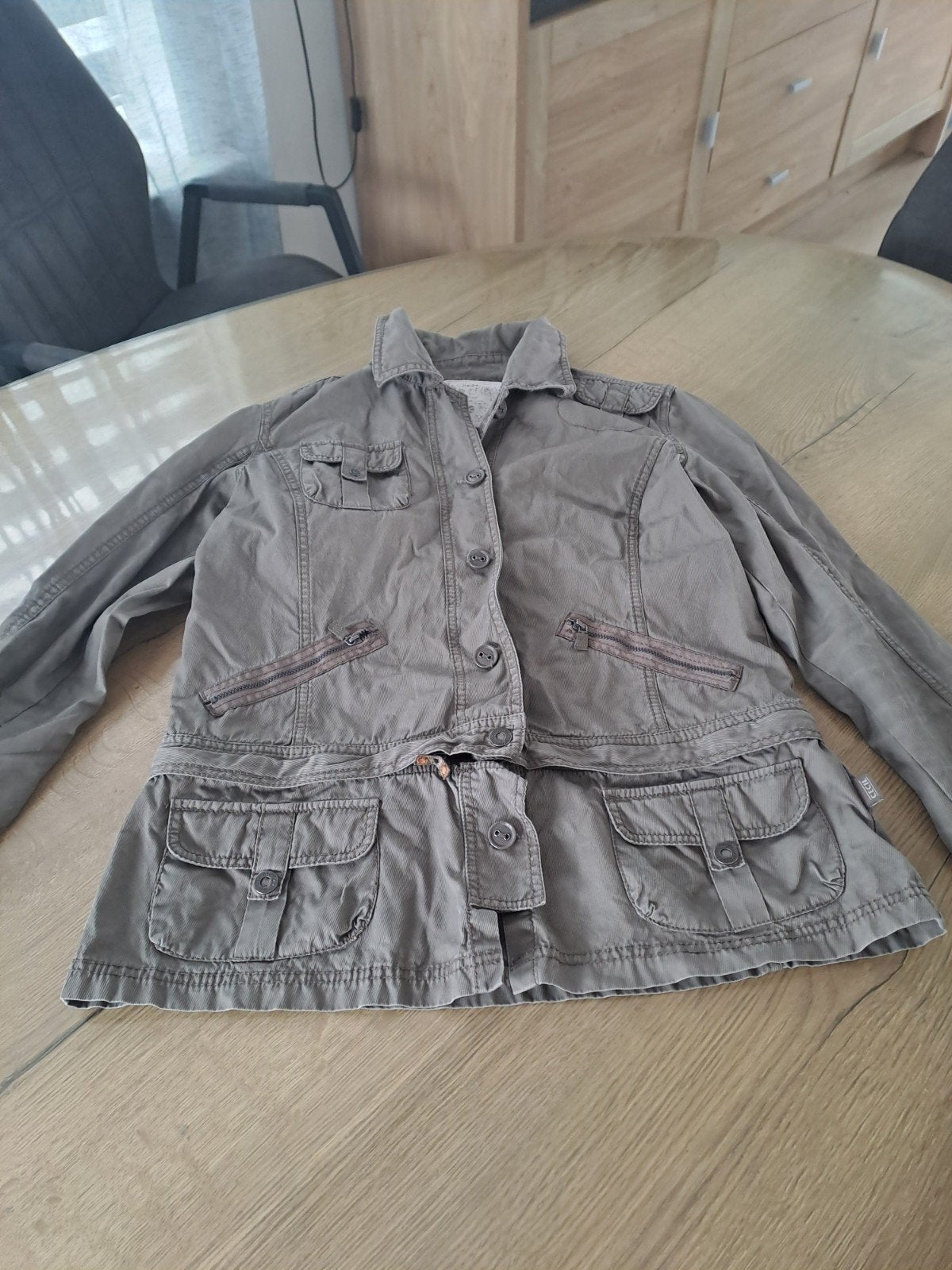Mooie dames zomerjas Cecil maat XL, Kleding | Dames, Jassen | Zomer, Maat 46/48 (XL) of groter, Ophalen of Verzenden, Groen, Gedragen