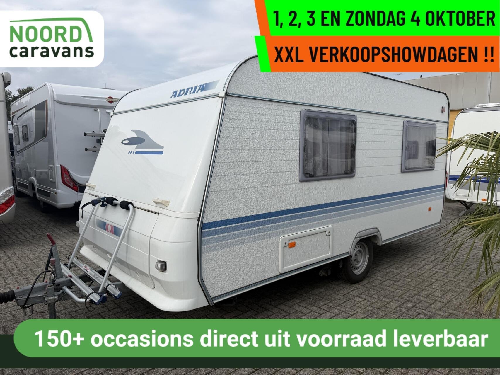 Adria ALTEA - XXL VERKOOPSHOW 1,2,3 & 4 OKT. 10-17 UUR, Caravans en Kamperen, Bedrijf, 750 - 1000 kg, Adria, 5 tot 6 meter