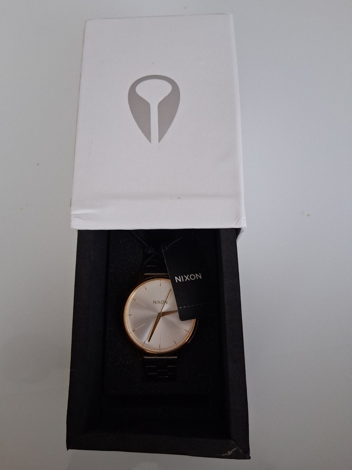 Nixon The Small Time Teller Goud/Zilver Horloge, Staal, Staal, Polshorloge, Nieuw