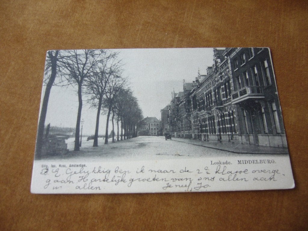 MIDDELBURG  =  LOSKADE  BRIEFKAART  1903, Ophalen of Verzenden, Voor 1920, Gelopen, Zeeland