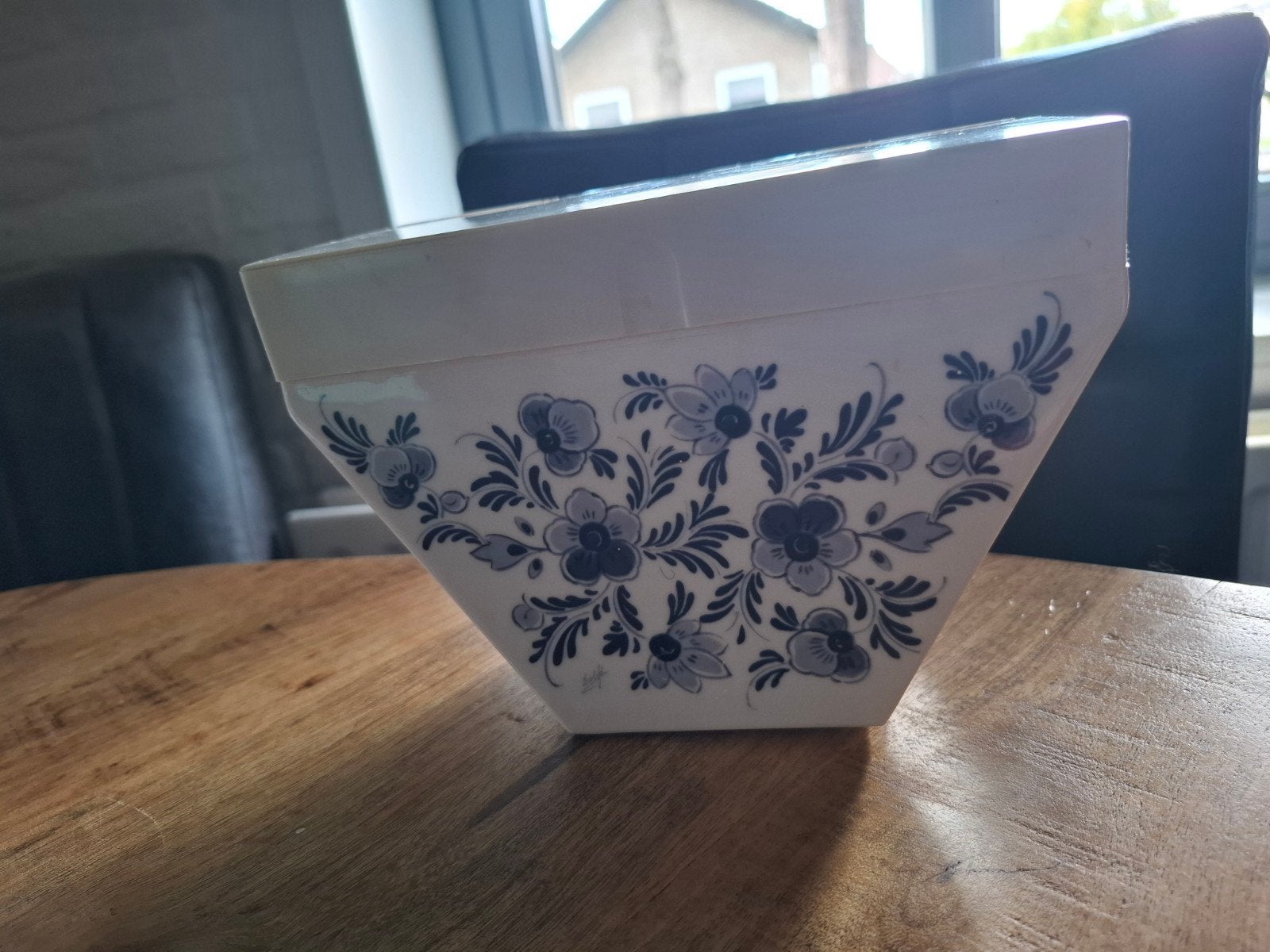 Vintage Delfts Blauwe Koffiefilterhouder – Retro, Huis en Inrichting, Ophalen of Verzenden