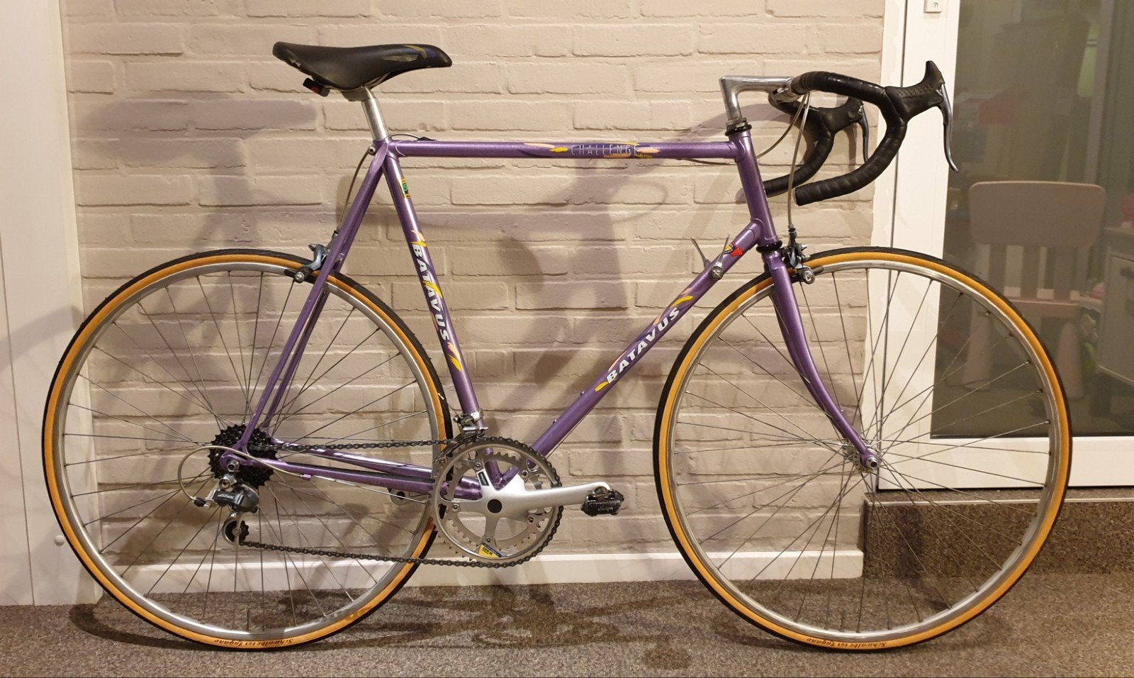 Batavus Challenge 60cm 1992 - Vintage paars (serviced), Fietsen en Brommers, Ophalen