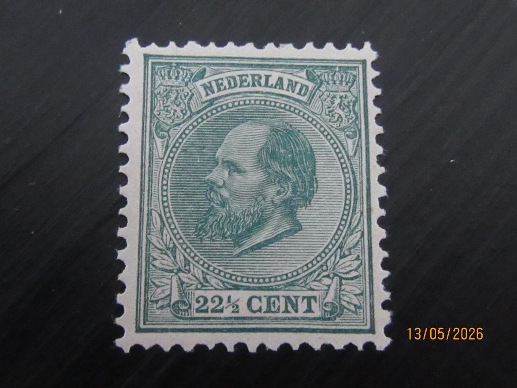 Nico Nederland 25 (X) Ongebruikt met plakker 1872, Postzegels en Munten, Postzegels | Nederland, Ophalen of Verzenden, T/m 1940