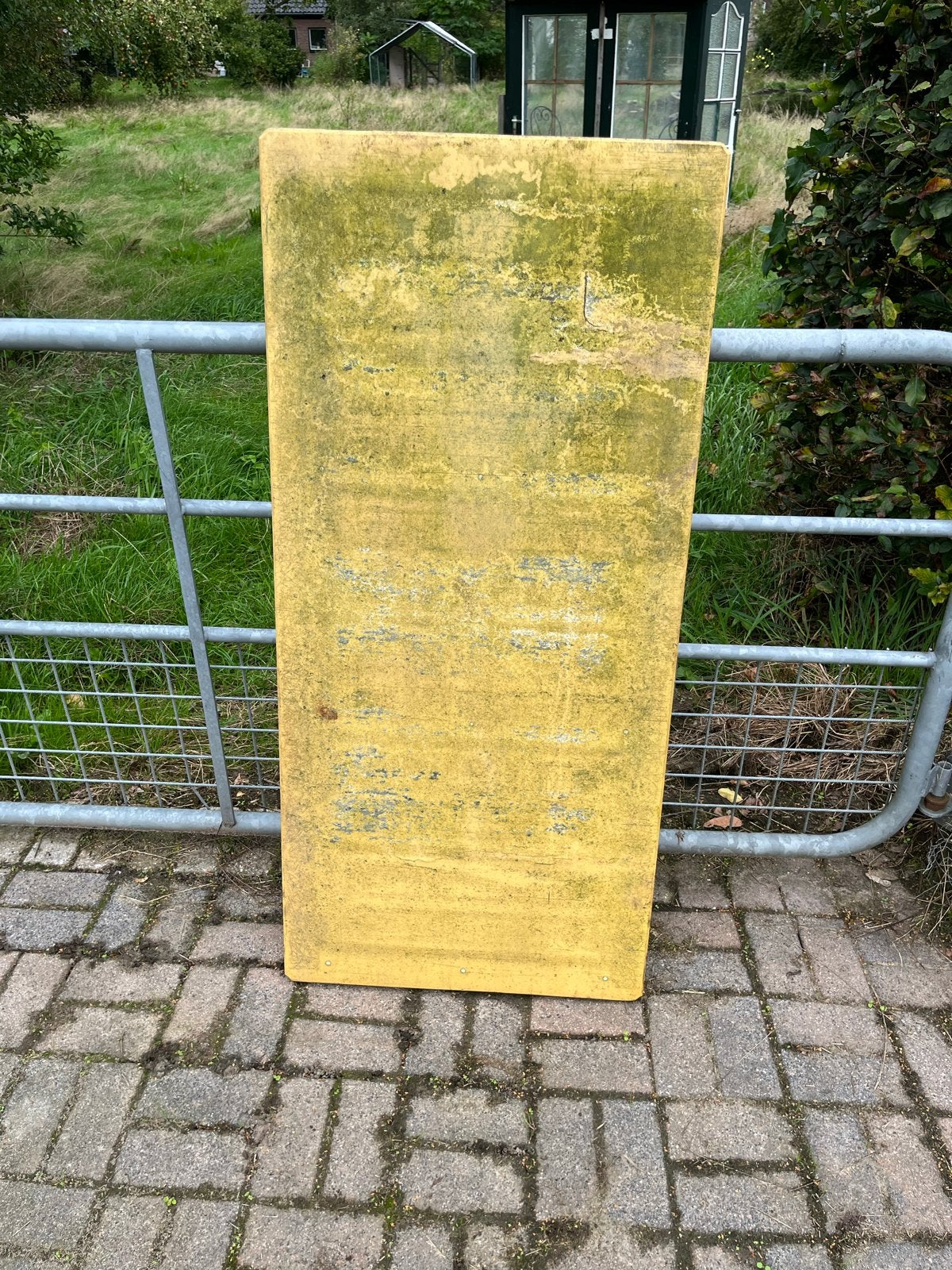 Gebruikte kunststof steenschotten 141x65x4,5, Ophalen, Gebruikt