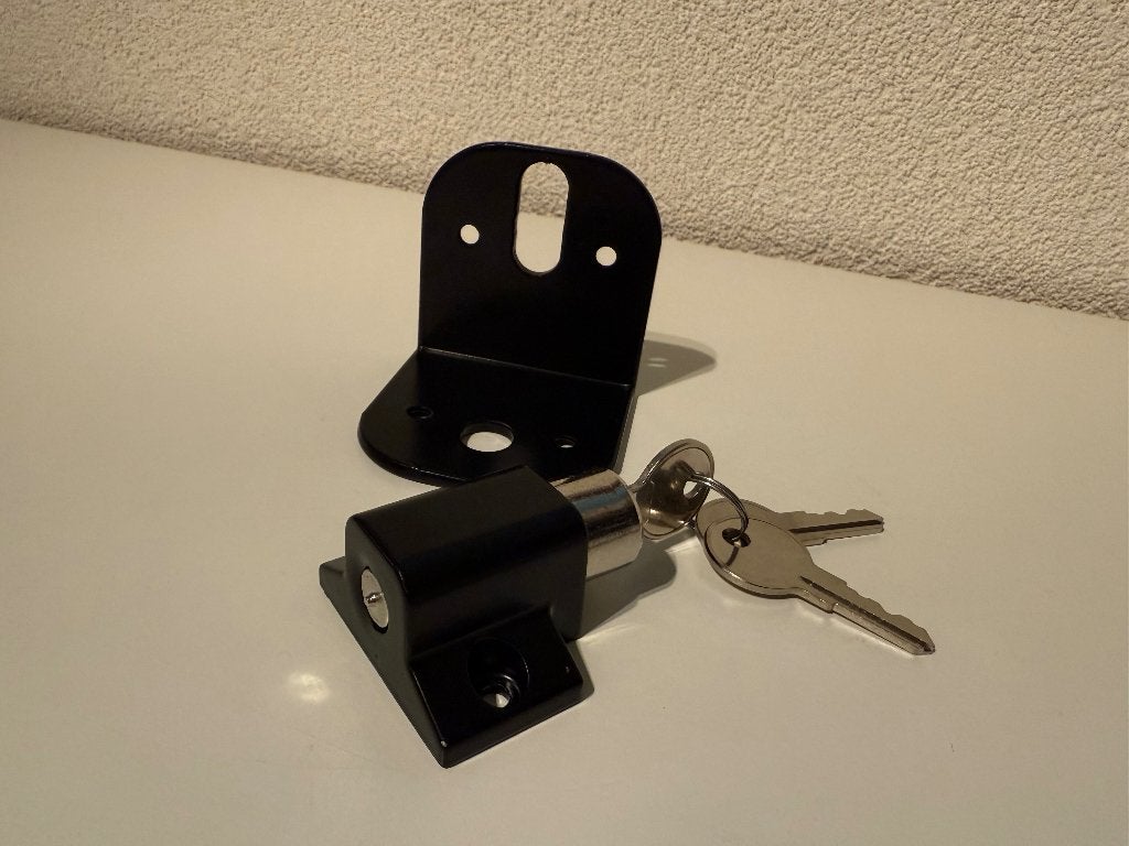 Cilinderslot en slotplaat voor Janssens tuinkas, Tuin en Terras, Kassen, Ophalen of Verzenden, Polycarbonaat, Nieuw, Aluminium