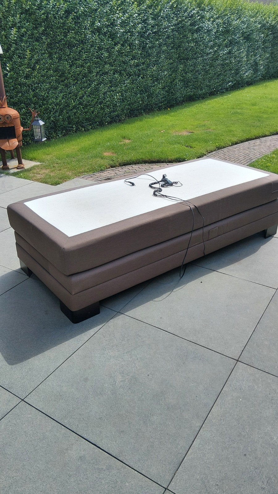 Ubica Box de Luxe Elektrisch Verstelbare Boxspring, Ophalen, Gebruikt, 90 cm, Eenpersoons