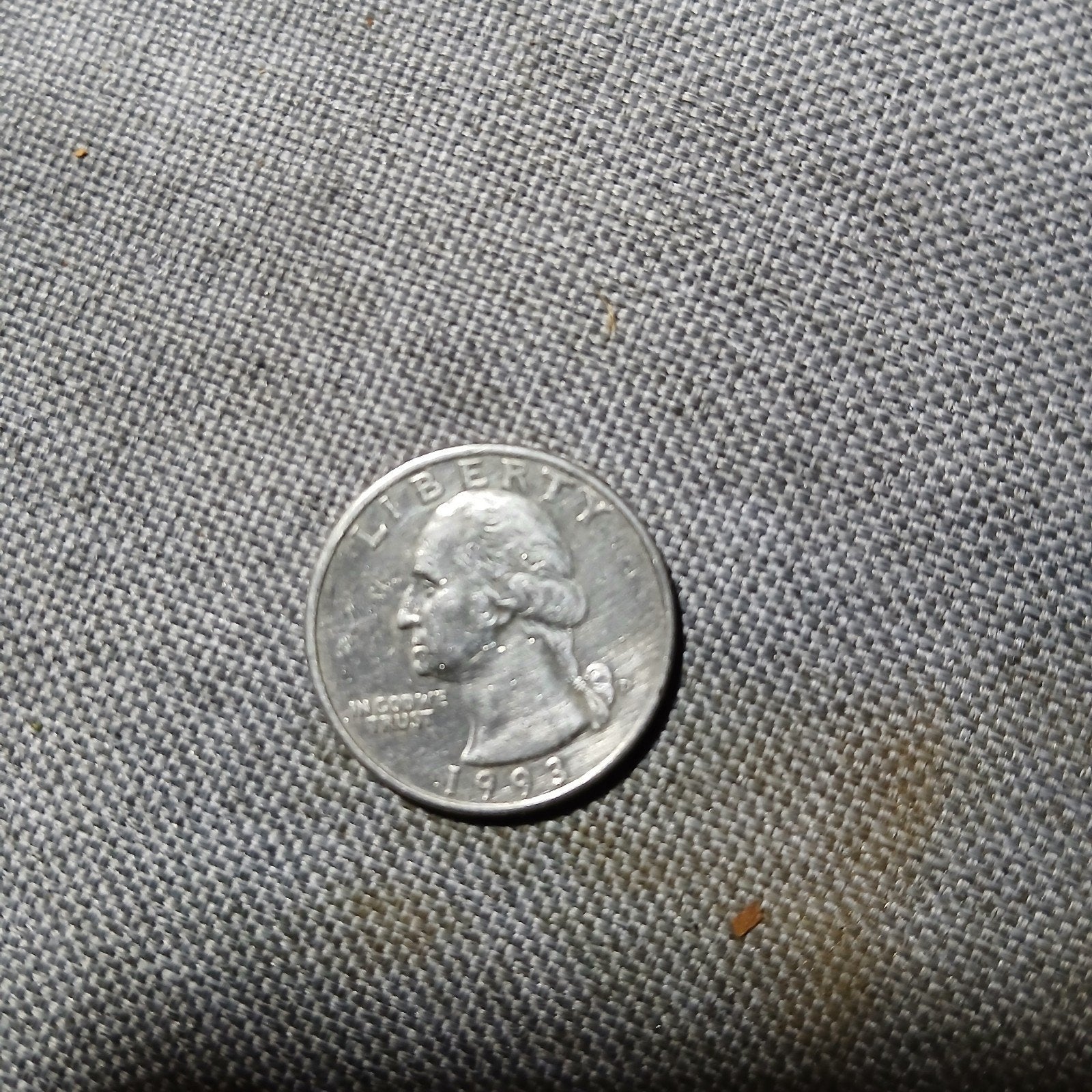 Amerikaanse Quarter Dollar munt 1993, Ophalen of Verzenden, Noord-Amerika, Losse munt, Zilver