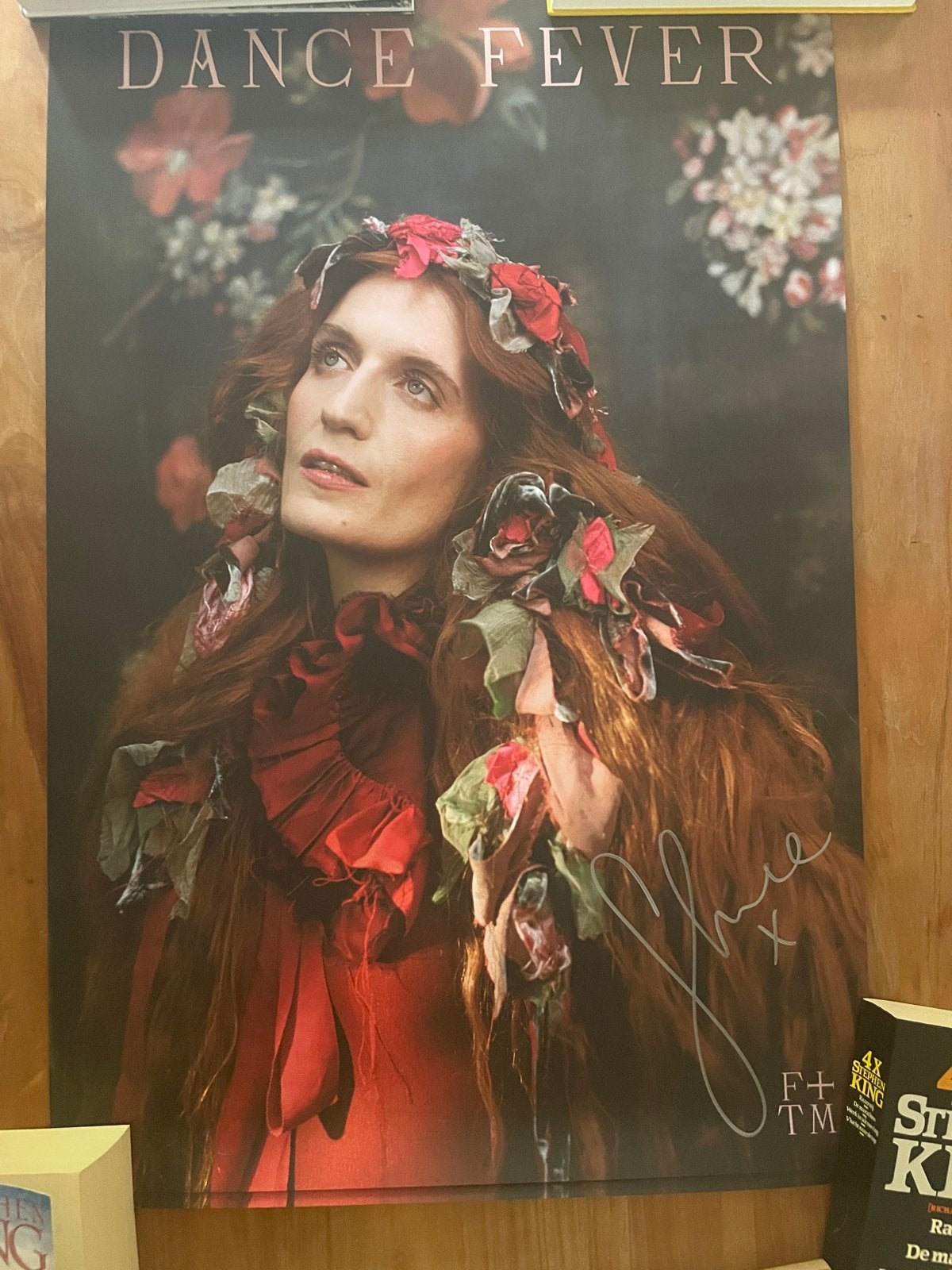 Florence + The Machine Dance Fever gesigneerde poster, Verzamelen, Posters, Rechthoekig Staand, Ophalen of Verzenden, Zo goed als nieuw
