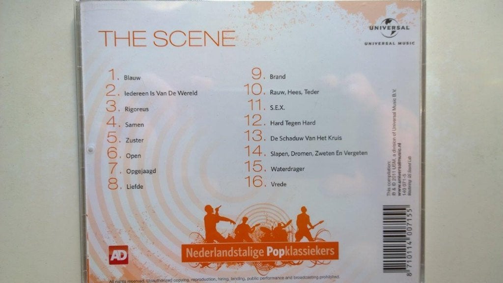The Scene - Nederlandstalige Popklassiekers, Cd's en Dvd's, Cd's | Nederlandstalig, Ophalen of Verzenden, Zo goed als nieuw, Rock