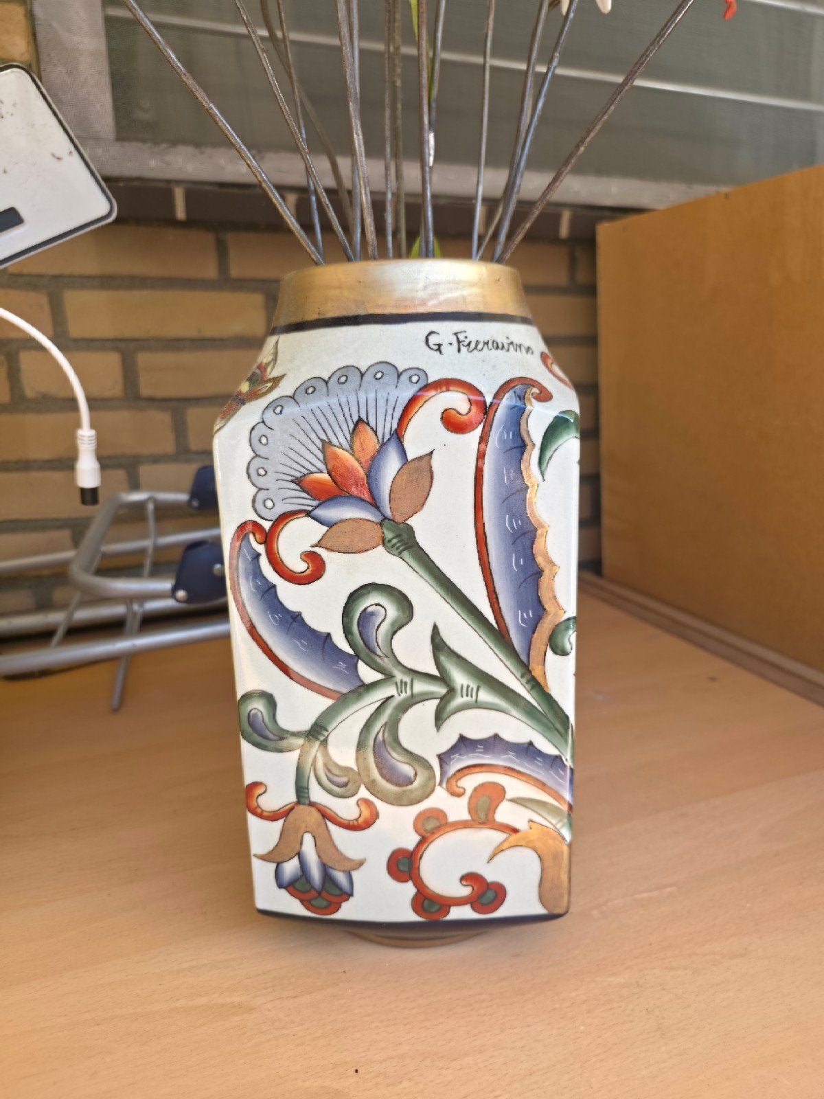Mooie vaas G fieravino, Antiek en Kunst, Ophalen