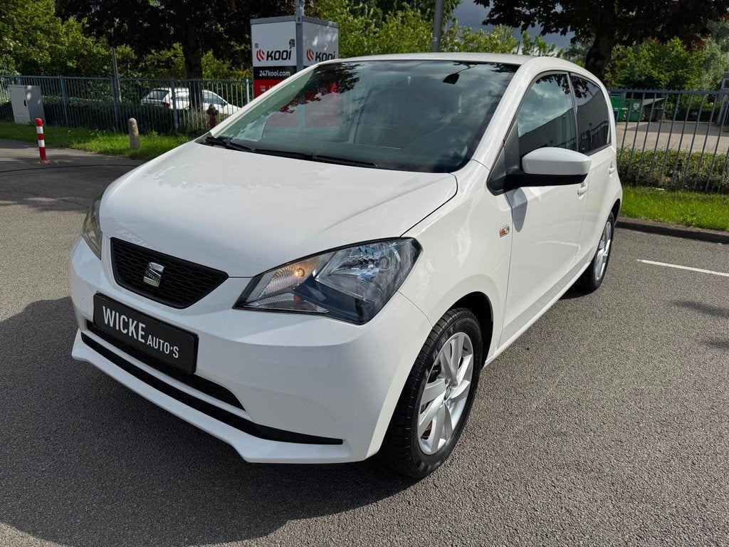 Seat Mii 1.0 Airco Navigatie 5 deurs Stoeverwarming i Tech, Auto's, Voorwielaandrijving, Stof, Gebruikt, 4 stoelen