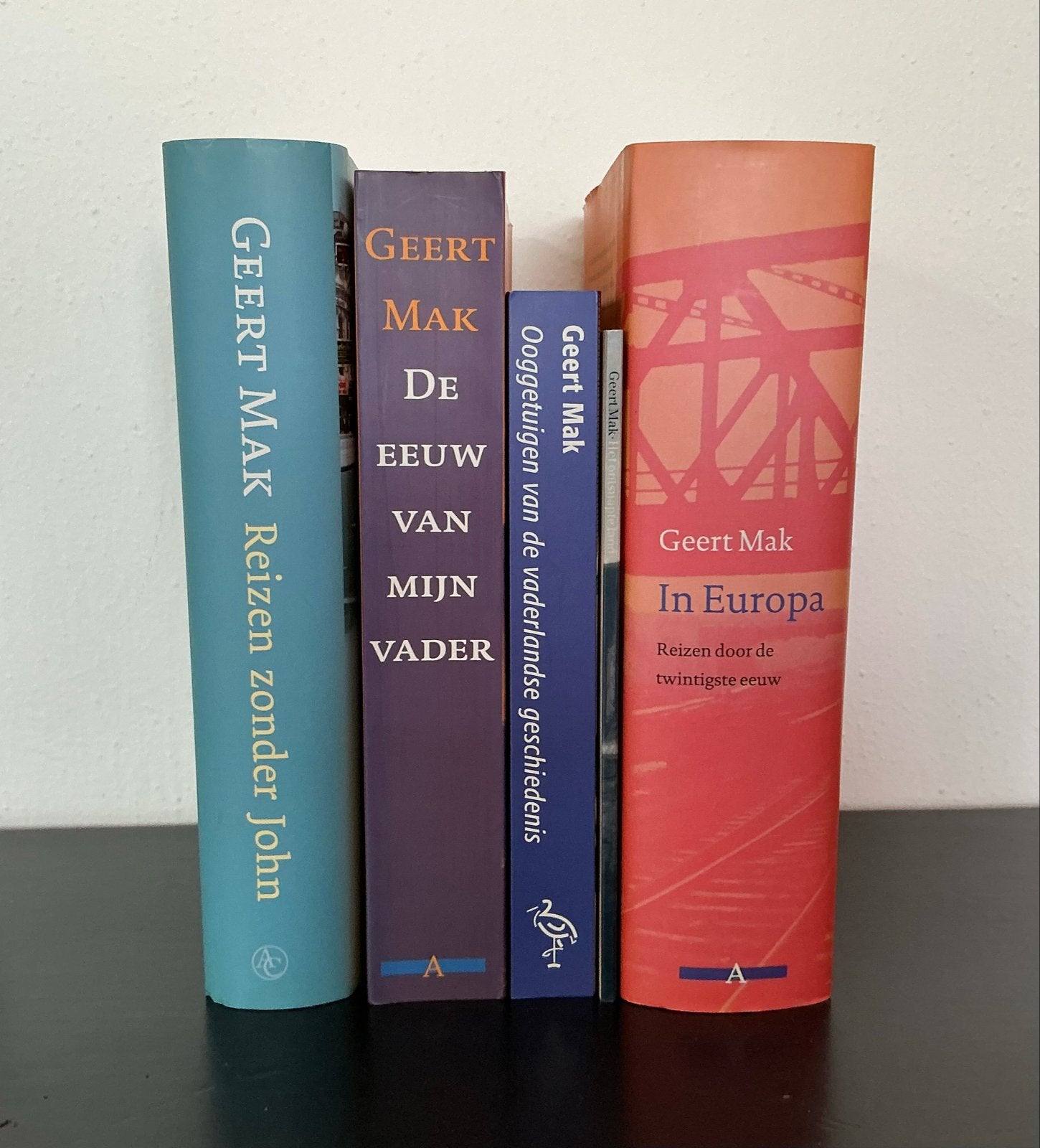 5 boeken van Geert Mak, Verzenden, 20e eeuw of later, Zo goed als nieuw