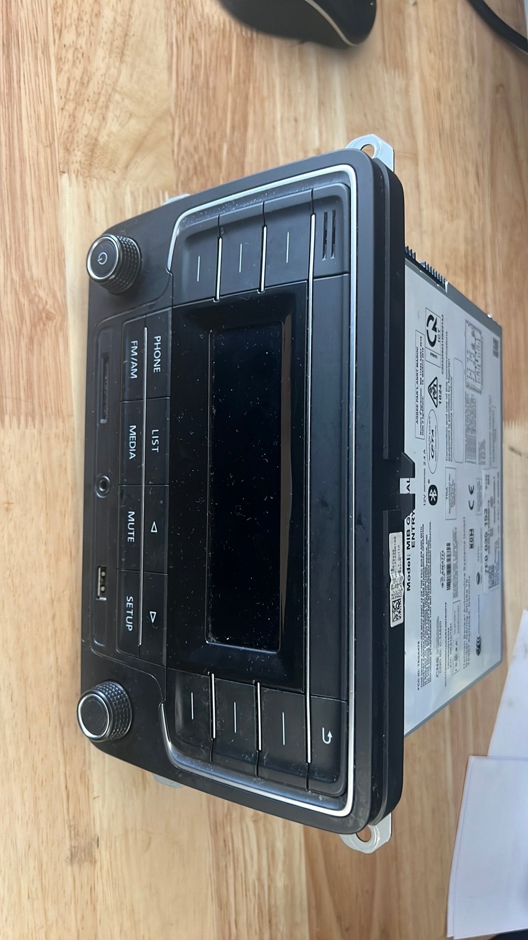 Vw orginele harman mib global entry, Ophalen, Zo goed als nieuw
