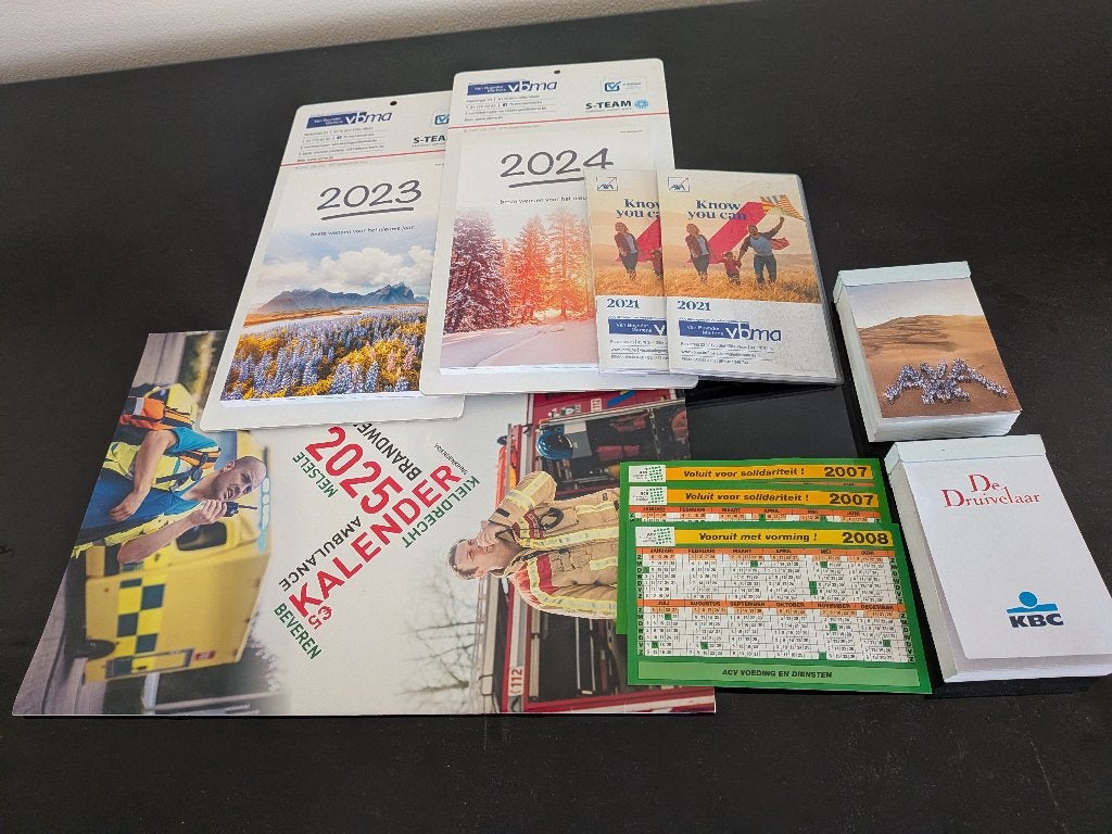 kalenders + agenda : verlopen jaren, Diversen, Kalenders, Ophalen of Verzenden, Maandkalender, Nieuw
