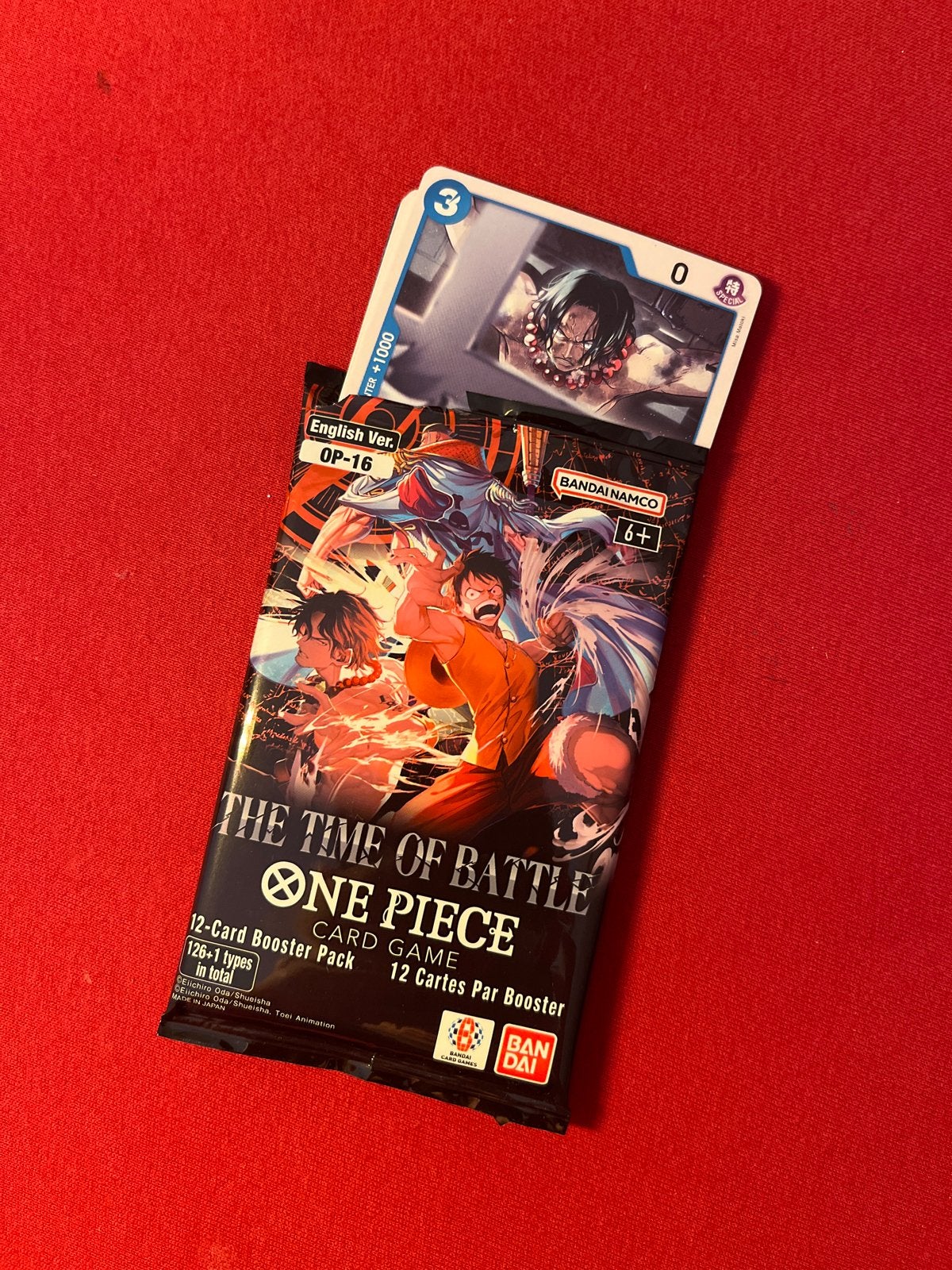 One Piece Card Game Booster Pack OP-16 The Time of Battle, Ophalen of Verzenden, Nieuw, Booster