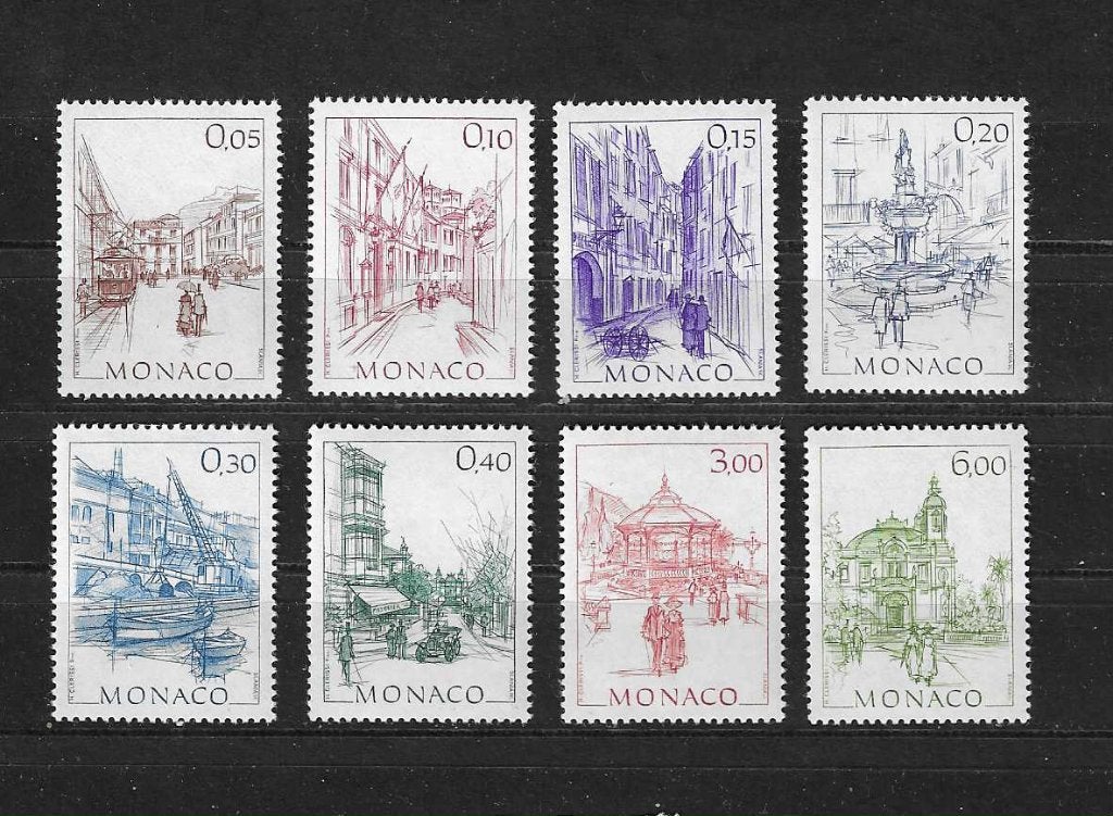 Monaco Mi. 1634/41 postfris, Ophalen of Verzenden, Postfris