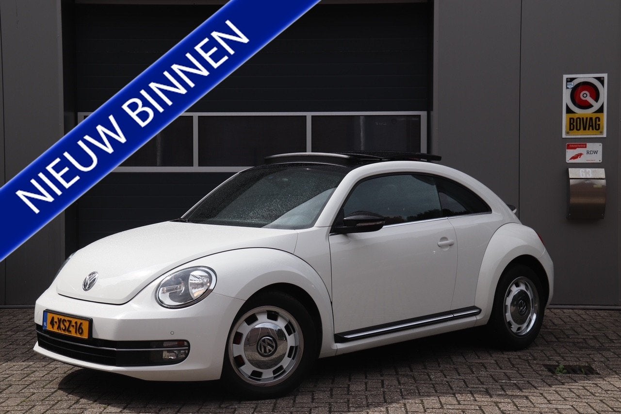 Volkswagen Beetle 2.0 TSI Sport Automaat 200pk, Stoelverwarm, Auto's, Euro 5, Gebruikt, Beetle (Kever), 4 cilinders