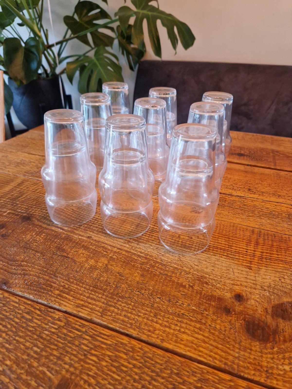 Set van 18 stevige stapelbare glazen (waterglazen / horeca), Verzamelen, Ophalen, Zo goed als nieuw, Overige typen