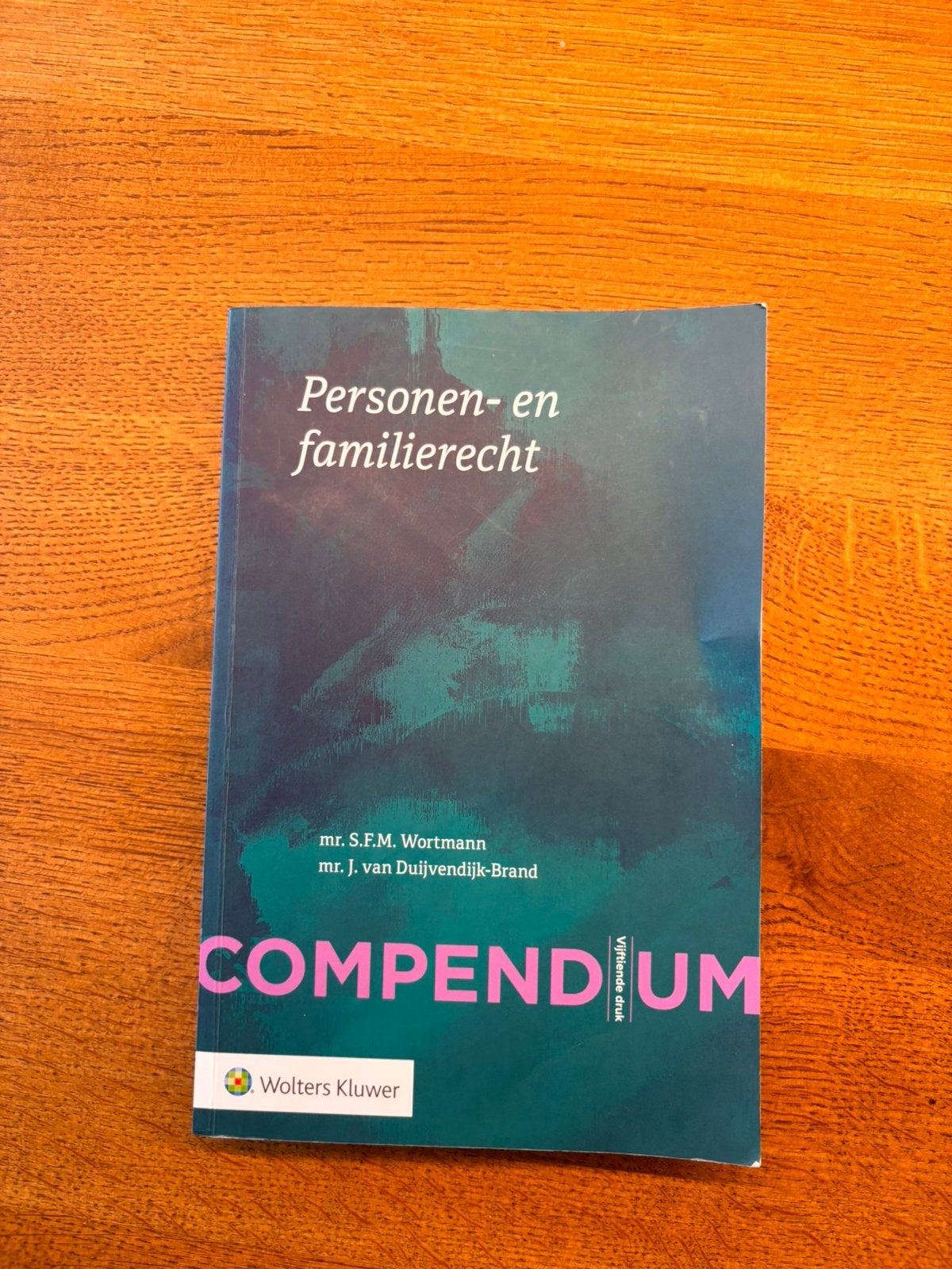 Compendium van het personen- en familierecht 15e druk, Boeken, Ophalen of Verzenden, Alpha, Nieuw, HBO