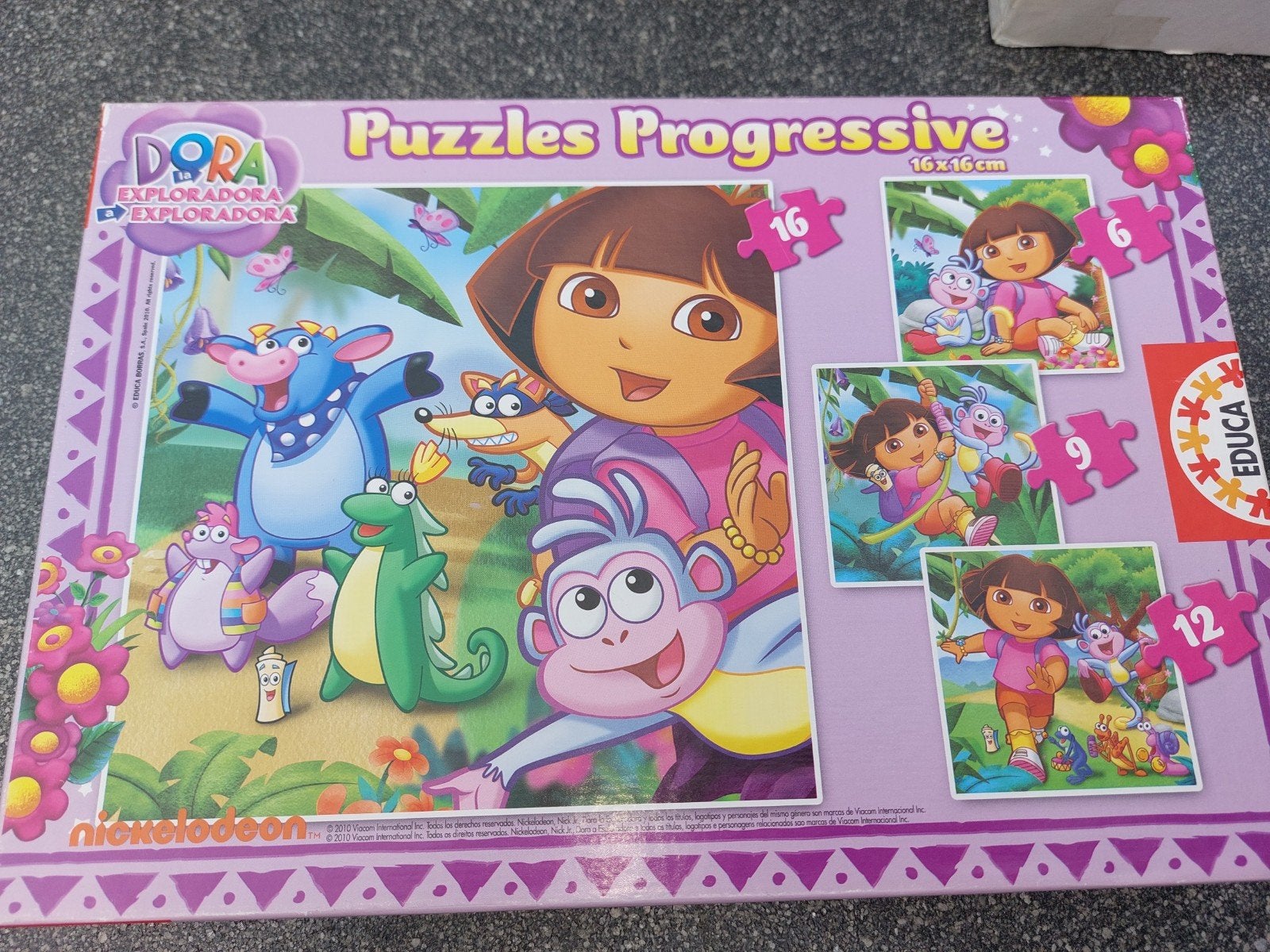 Dora puzzels, Ophalen of Verzenden, 10 tot 50 stukjes, Zo goed als nieuw, 2 tot 4 jaar