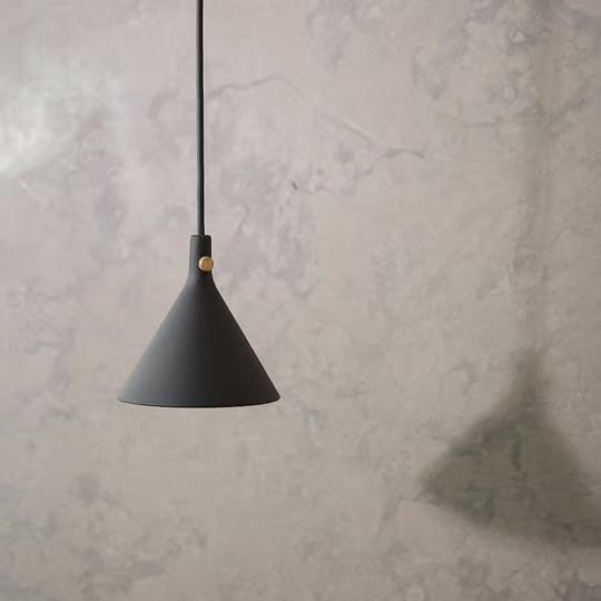 3 stuks Cast zwarte hanglamp muto / audo copenhagen, Ophalen of Verzenden, Gebruikt, Metaal, Minder dan 50 cm