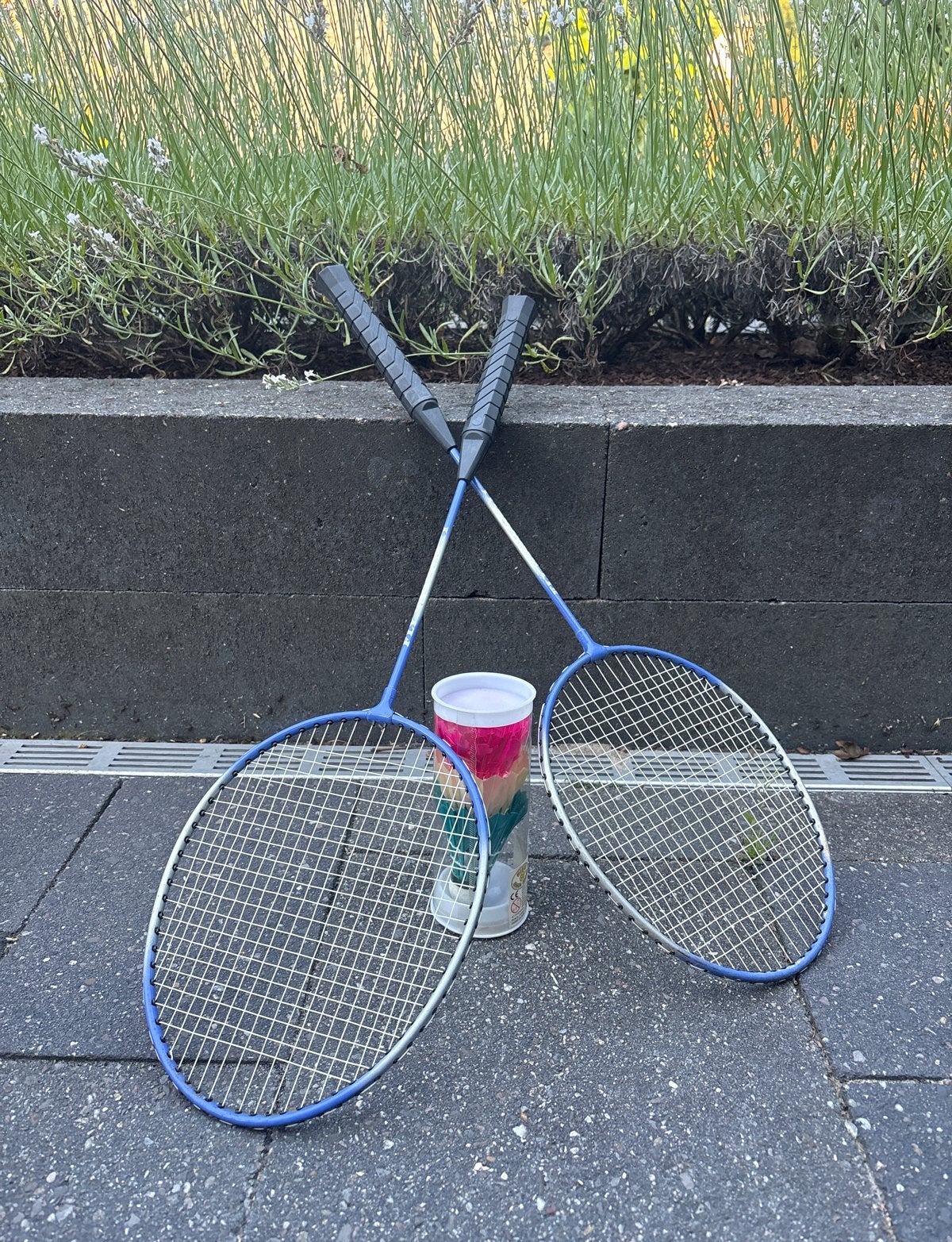 Badminton Rackets Set met Shuttles, Sport en Fitness, Badminton, Ophalen of Verzenden, Gebruikt, Racket(s)