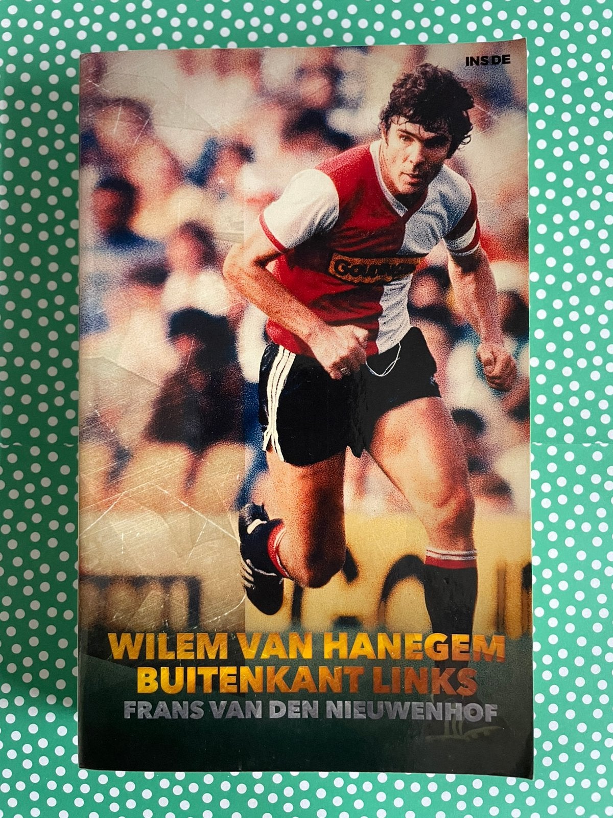Willem van Hanegem, buitenkant links, F. van den Nieuwenhof, Ophalen of Verzenden, Zo goed als nieuw, Sport