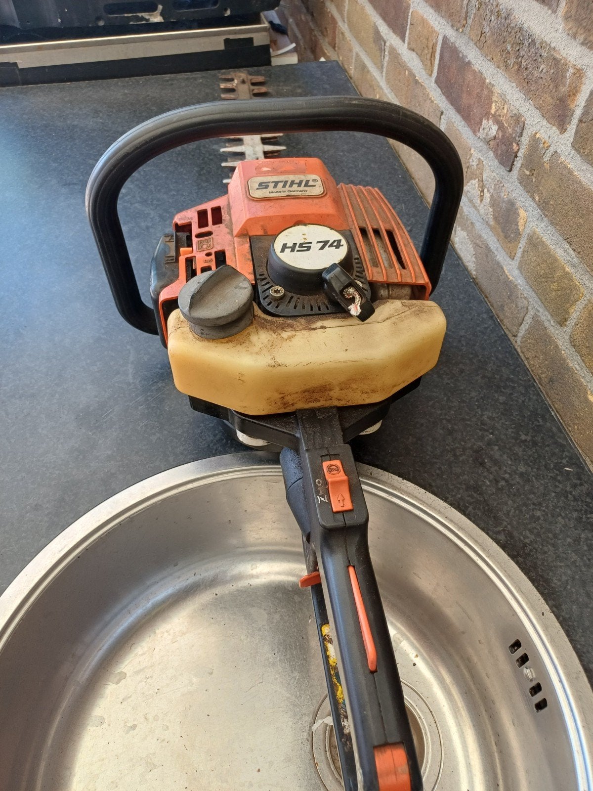 Stihl  hs 74 Heggenschaar, Tuin en Terras, Ophalen, Zo goed als nieuw, Elektrisch