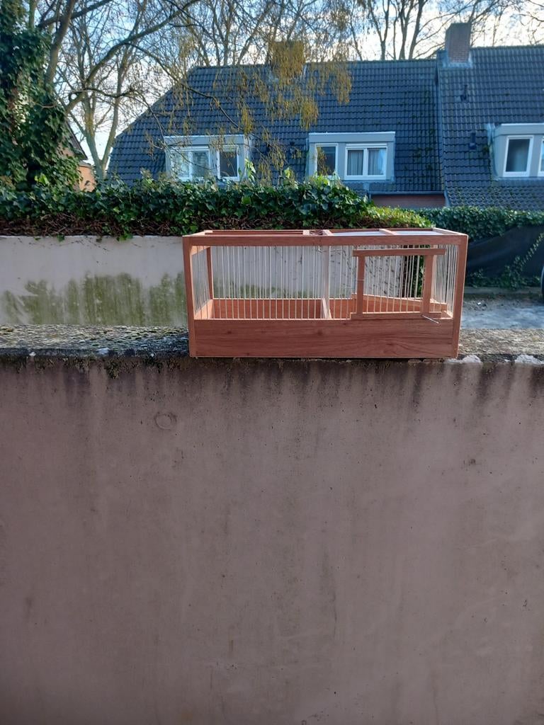 grootte vangkooien, Dieren en Toebehoren, Vogels | Hokken en Kooien, Ophalen of Verzenden, Nieuw, Hout, Vogelkooi