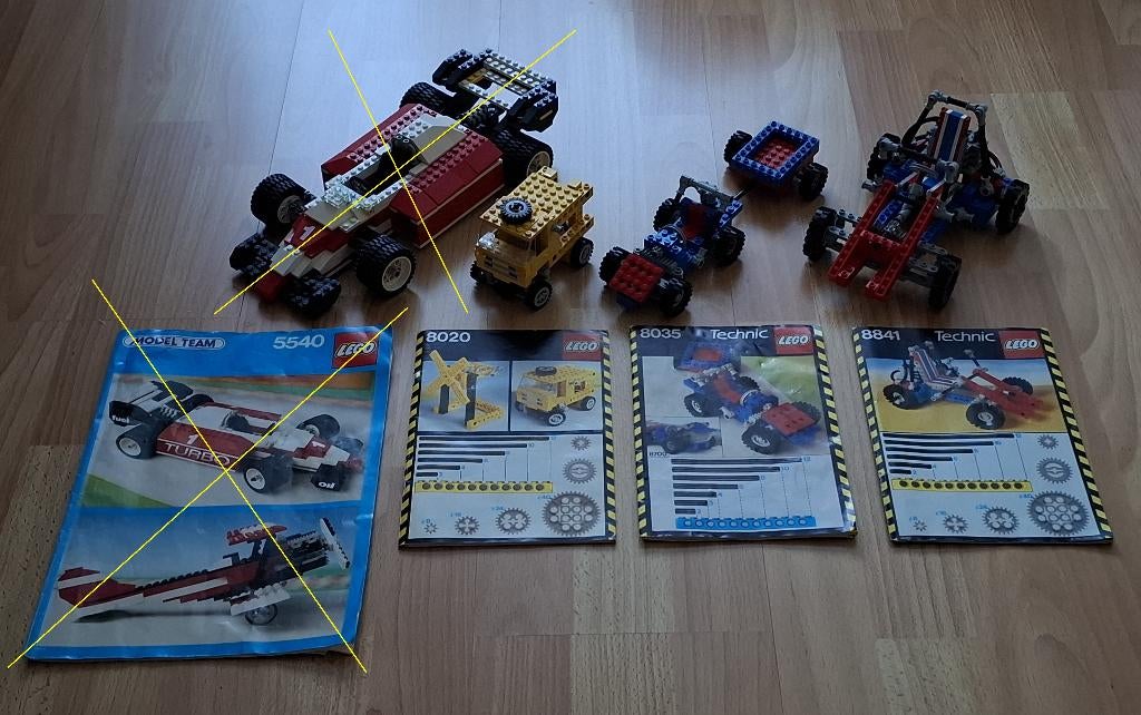Lego Technic, Ophalen of Verzenden, Inclusief instructies, Losse stenen, Lego