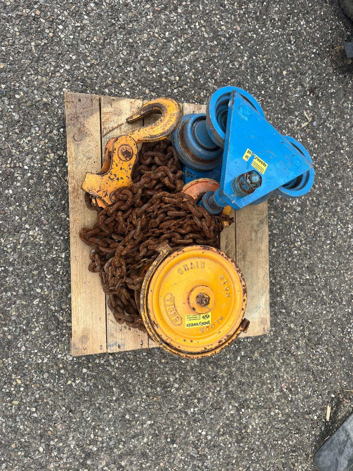 Kettingtakel 3 ton, Ophalen, Gebruikt