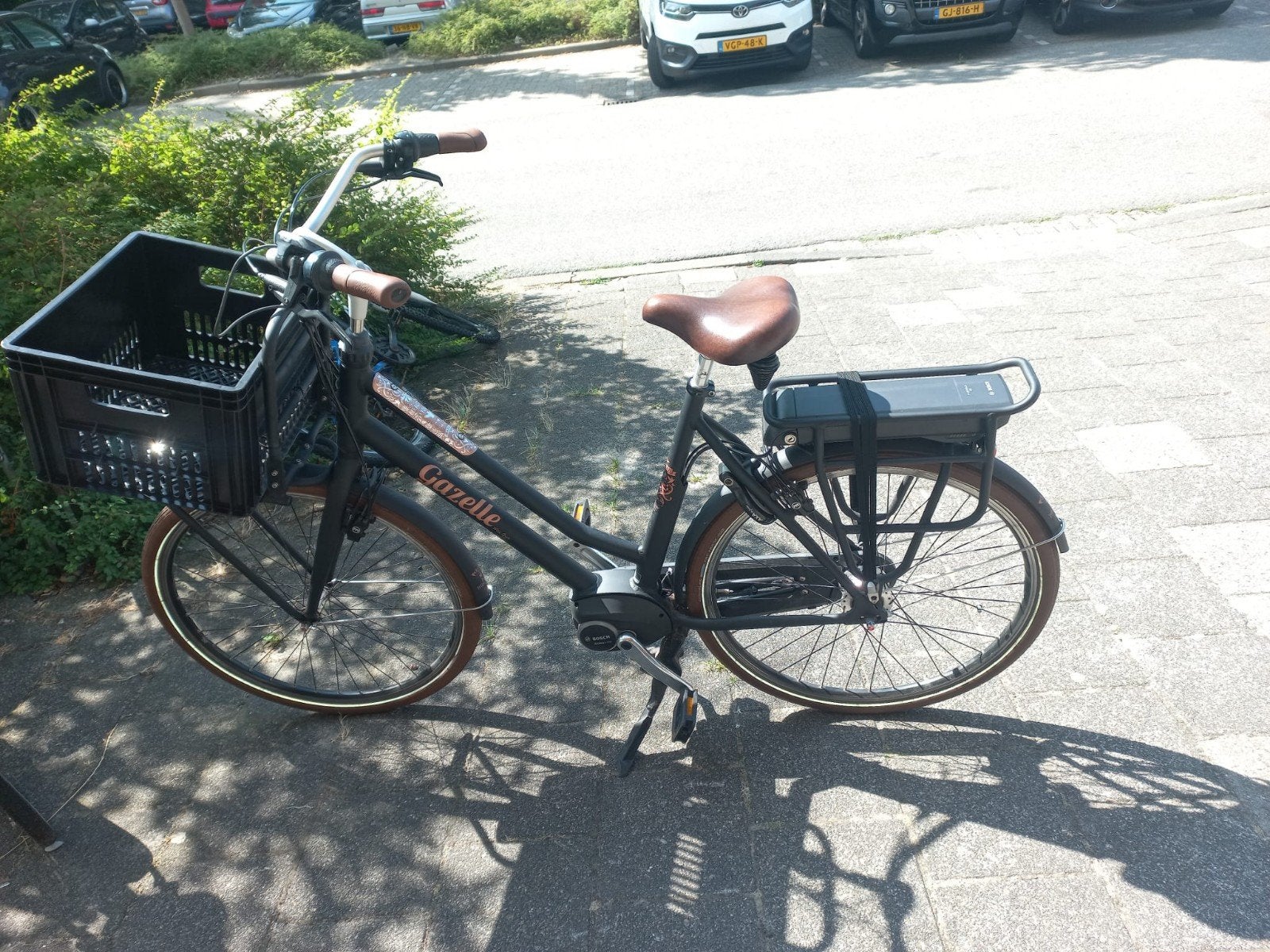 Gazelle Miss grace, Fietsen en Brommers, Elektrische fietsen, Gebruikt, Ophalen of Verzenden, 50 km per accu of meer, 55 tot 59 cm