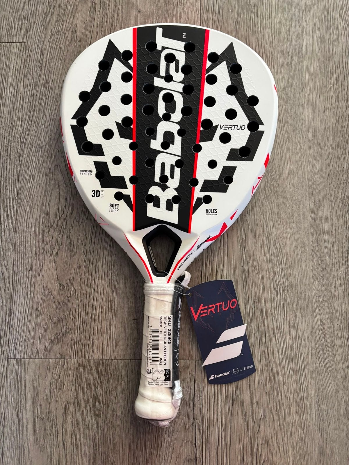 Babolat Vertuo Technical Lebron Padel Racket, Ophalen of Verzenden, Nieuw, Racket, Babolat