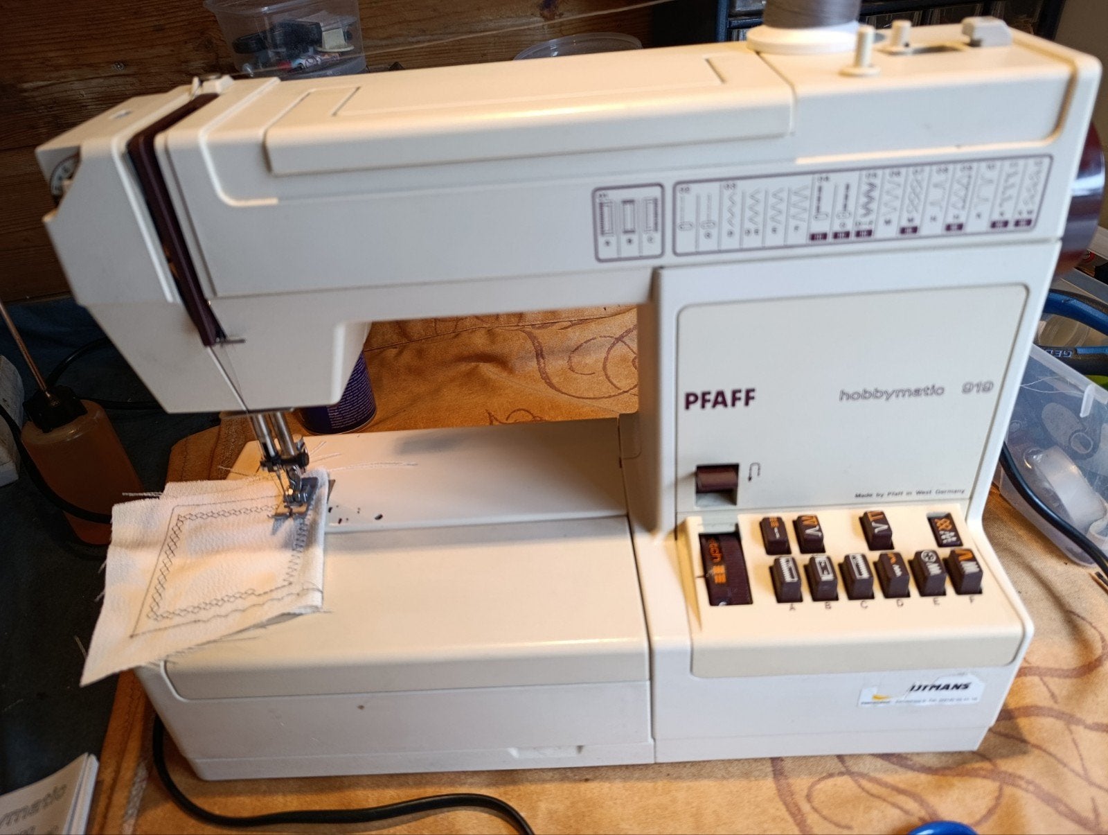 Pfaff Hobbymatic 919 Naaimachine - Goede Staat, Ophalen of Verzenden