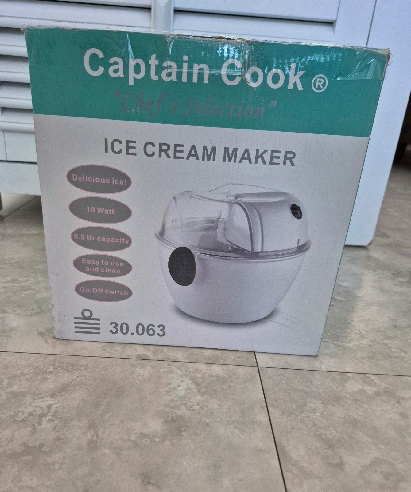 ice cream maker captain cook NIEUW, Witgoed en Apparatuur, Ophalen of Verzenden, Nieuw