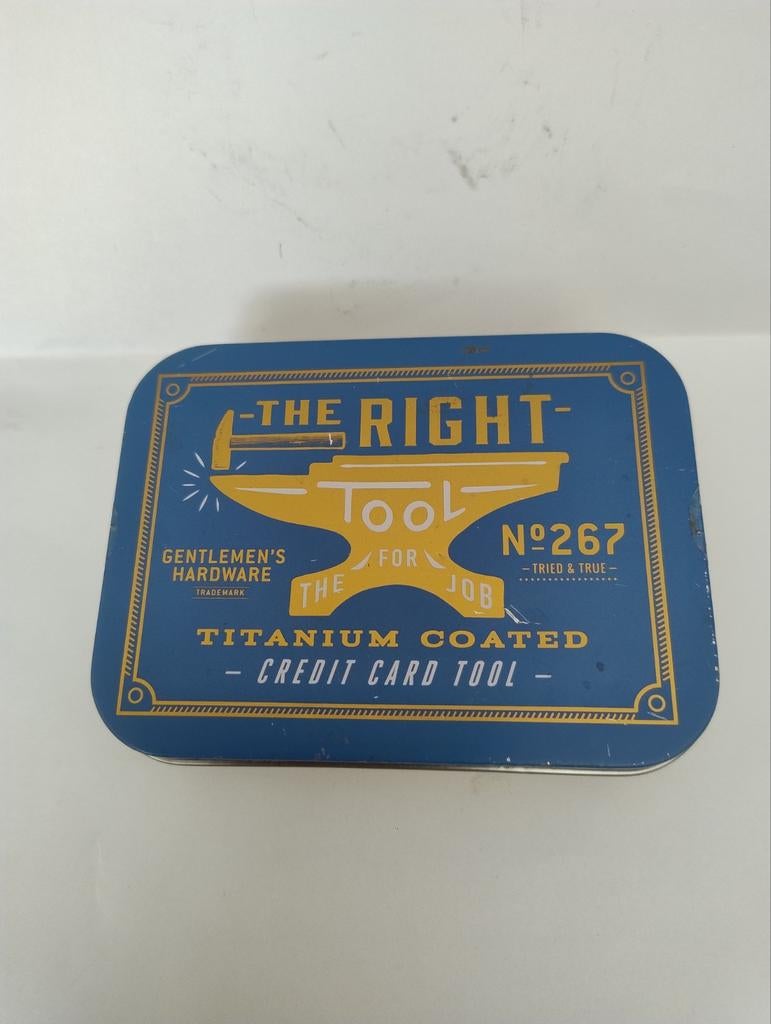 Titanium Coated Credit Card Tool, Ophalen of Verzenden