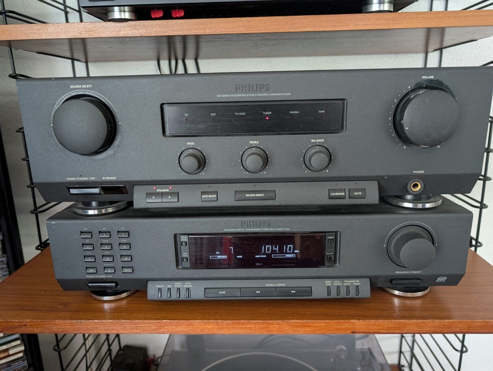 Stereoset Philips 900 serie Pick-Up Amplifier Tuner Double, Ophalen, Philips, Gebruikt, Nvt