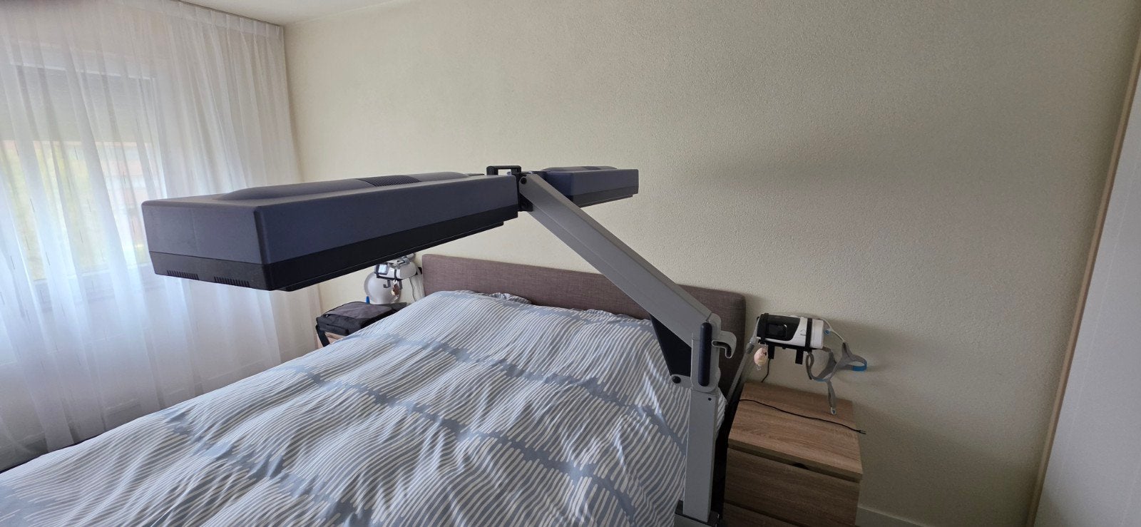 Philips HB 863 Home Solaria Zonnebank - Werkt perfect, Ophalen, Gebruikt, Zonnebank dubbelzijdig, Minder dan 10 lampen