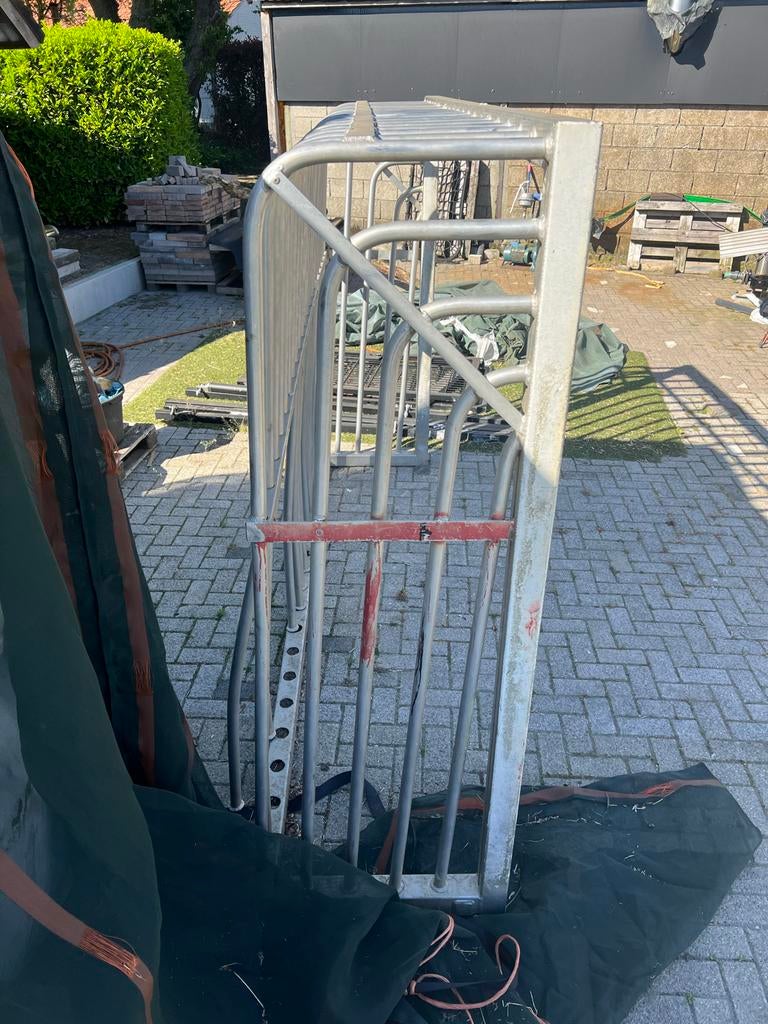 Aluminium voetbaldoel - 208x313x66 cm, Sport en Fitness, Maat XL, Ophalen, Gebruikt, Overige typen