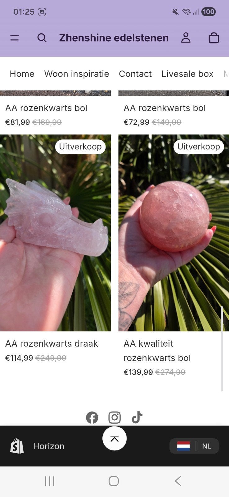Rozenkwarts bollen van geweldige kwaliteit, Ophalen of Verzenden