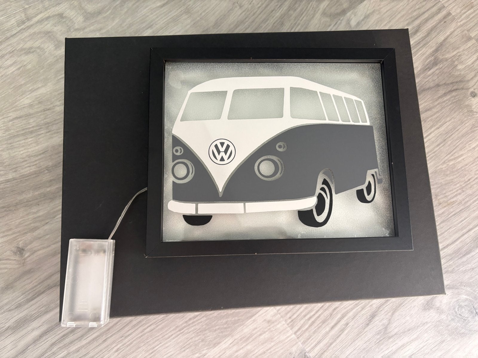Volkswagen bus lichtbak - Uniek decoratiestuk, Verzamelen, Ophalen, Zo goed als nieuw