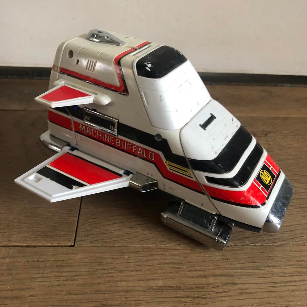 Bioman 3 Machine Buffalo van Bandai 1988, Verzamelen, Transformers, Zo goed als nieuw, G1, Ophalen of Verzenden
