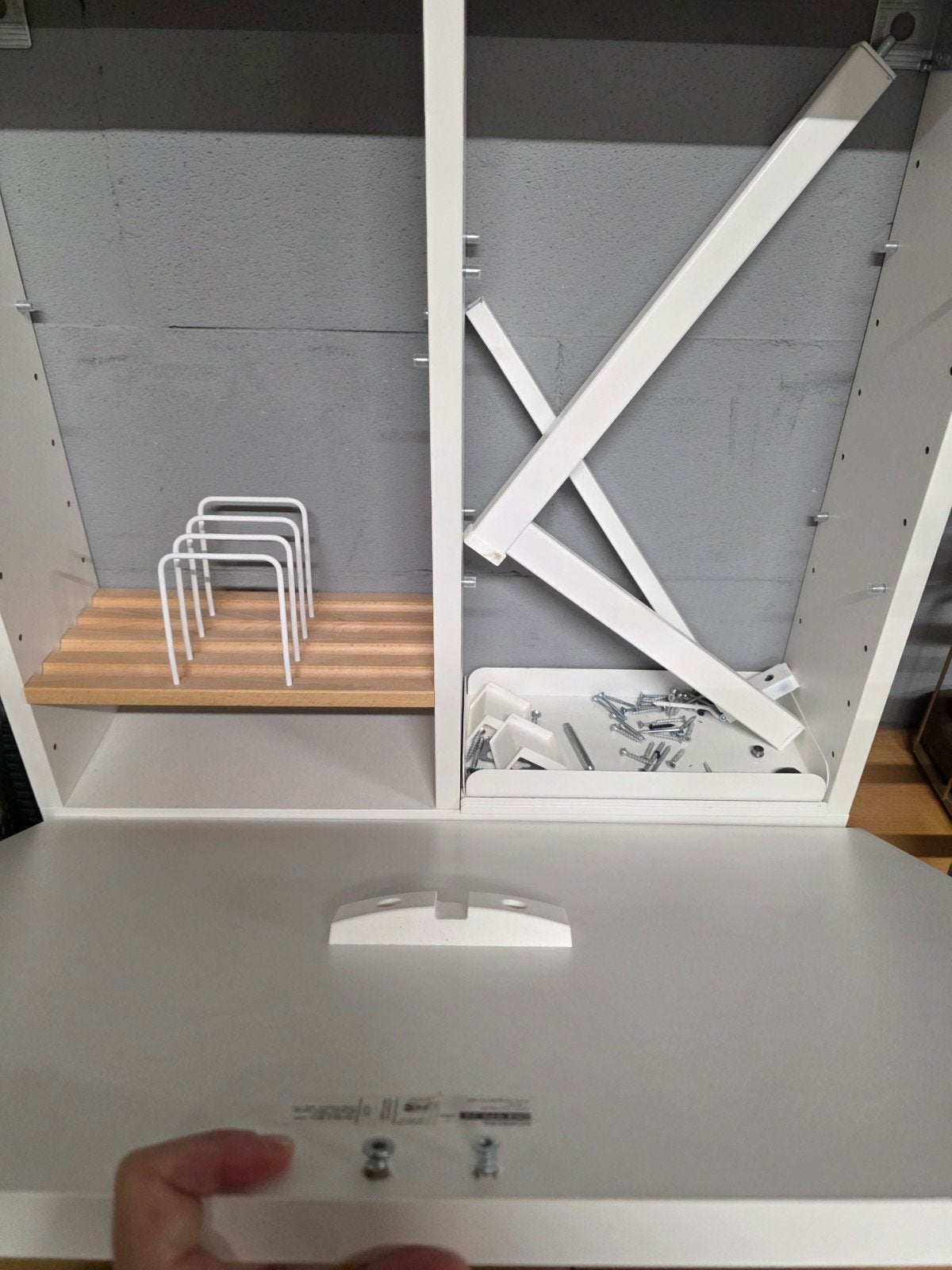 IKEA Wandbureau - Compact en Praktisch, Ophalen, Spaanplaat of MDF, Zo goed als nieuw, IKEA