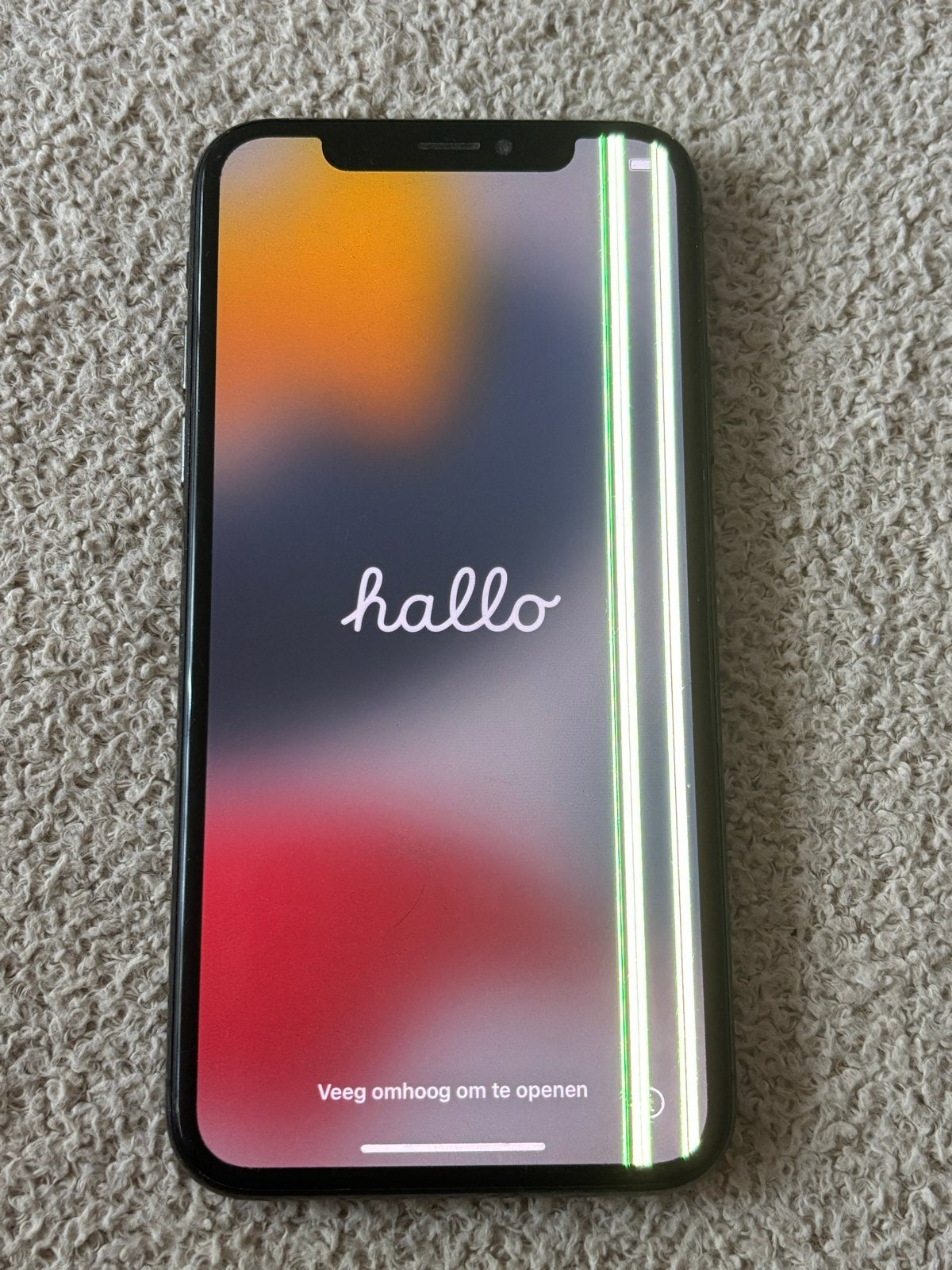 iPhone X 256GB - Scherm defect, 83 %, Gebruikt, Zwart, IPhone X