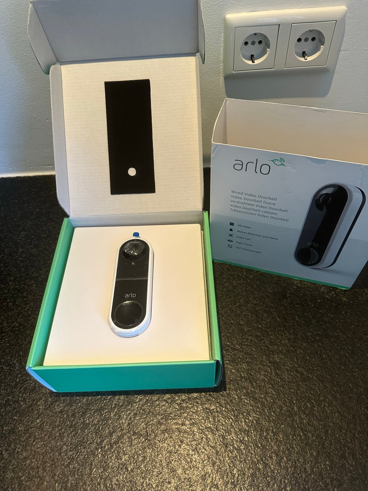 Arlo Wired Video Deurbel - Hagelnieuw in doos, Ophalen of Verzenden, Nieuw, Buitencamera
