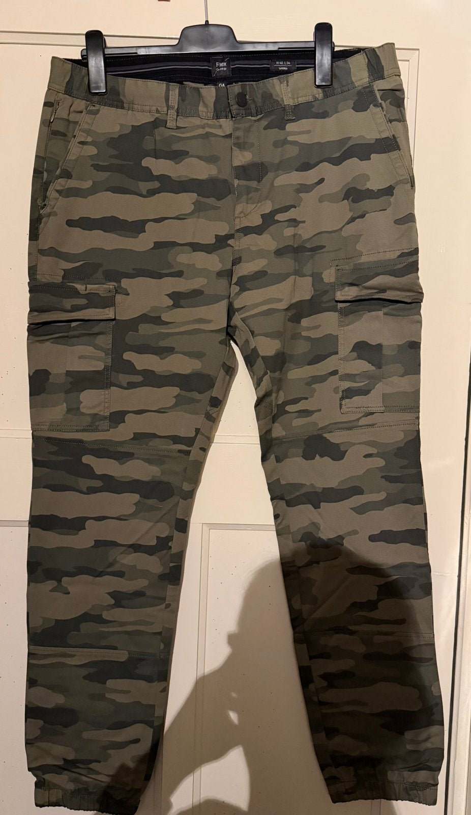 Legerprint broek, Verzenden, Nieuw, Groen, Lang