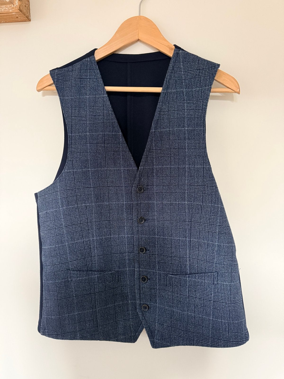 Digel Heren Gilet - Blauw Geruit  M - Zo goed als nieuw, Ophalen of Verzenden, Zo goed als nieuw
