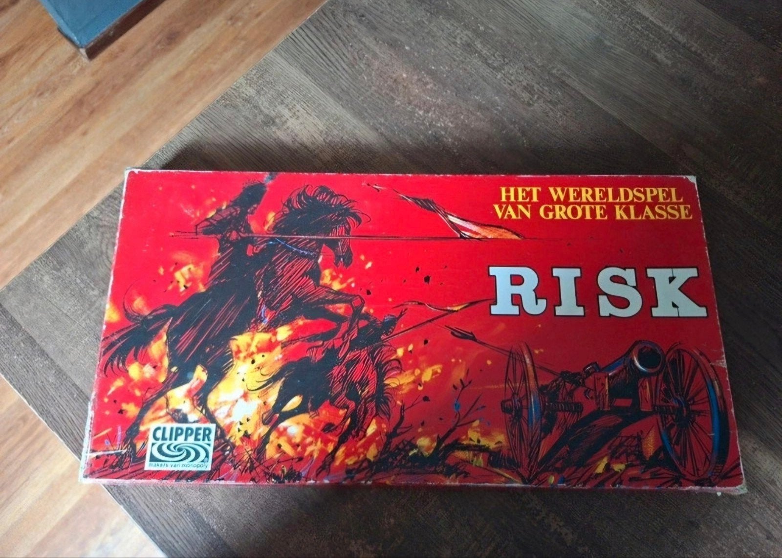 Risk bordspel van Clipper - Het Wereldspel, Drie of vier spelers, Ophalen of Verzenden, Gebruikt, Clipper